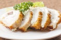 Chicken Cordon Bleu Royalty Free Stock Photo