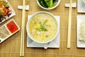 Chicken And Corn Soup Royalty Free Stock Photo