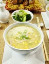 Chicken And Corn Soup Royalty Free Stock Photo