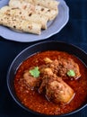 Chicken Curry with Indian bread