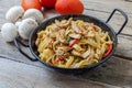 Chicken curry noodles Royalty Free Stock Photo