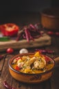 Chicken curry vegetable delish food Royalty Free Stock Photo