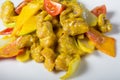 Chicken curry with vegetables