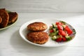 Chicken cutlets Royalty Free Stock Photo