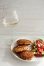 Chicken cutlets Royalty Free Stock Photo