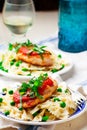 Chicken Cutlets in Pizzaiola Sauce. Royalty Free Stock Photo
