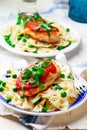 Chicken Cutlets in Pizzaiola Sauce. Royalty Free Stock Photo