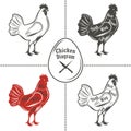 Chicken cuts diagram