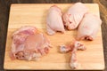 Chicken de bone Royalty Free Stock Photo