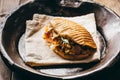 Chicken doner kebab Royalty Free Stock Photo