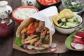 Chicken doner kebab Royalty Free Stock Photo