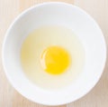 Chicken egg yolk Royalty Free Stock Photo