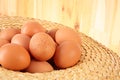 Chicken eggs Royalty Free Stock Photo