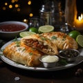 chicken empanadas in a backed wrapped 1