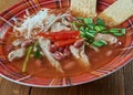 Chicken Enchilada Soup Royalty Free Stock Photo