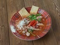 Chicken Enchilada Soup Royalty Free Stock Photo