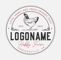 Chicken farms logo design