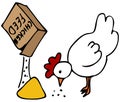 Chicken Feed Royalty Free Stock Photo