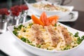 Chicken Fettuccine Alfredo Royalty Free Stock Photo