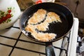Chicken fillet fried in a pan Royalty Free Stock Photo