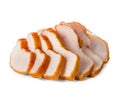 Chicken fillet smoked whole and sliced