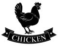 Chicken food icon
