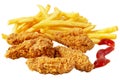 Chicken and French fries