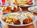 Chicken fried steak covered in gravy Royalty Free Stock Photo