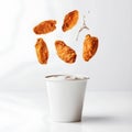 Chicken fries AI-generated Royalty Free Stock Photo