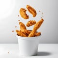 Chicken fries AI-generated Royalty Free Stock Photo