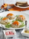 Chicken galantine aspic Royalty Free Stock Photo