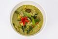 Chicken green curry, Thai food Royalty Free Stock Photo