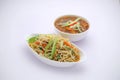 Chicken Hakka Noodles with white background