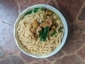 Chicken Hakka Schezwan noodles