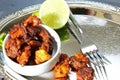 Chicken 65, an Indian chicken appetizer Royalty Free Stock Photo