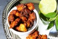 Chicken 65, an Indian chicken appetizer