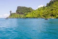 Chicken Island and dive the Phi Phi islands thailand Royalty Free Stock Photo