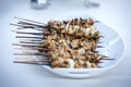 Chicken kabobs Royalty Free Stock Photo