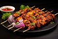 Chicken kebab North Indian cuisine