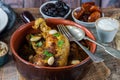 Chicken leg tagine