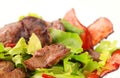 Chicken liver salad Royalty Free Stock Photo