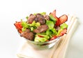 Chicken liver salad Royalty Free Stock Photo