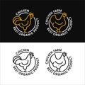 Chicken logo design premium collection