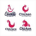 Chicken logo template design collection