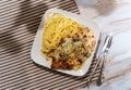 Chicken Lombardy Linguine Pasta