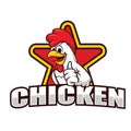 Chicken Mascot logo Inspiration vector Royalty Free Stock Photo