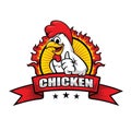 Chicken Mascot logo Inspiration vector Royalty Free Stock Photo