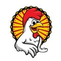 Chicken Mascot logo Inspiration vector Royalty Free Stock Photo