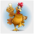 Chicken mascot or symbol