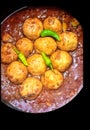 Chicken meat balls kofta Indian Pakistani food lunch dinner Royalty Free Stock Photo
